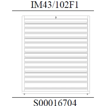 IM43/102F1 Álló konténer