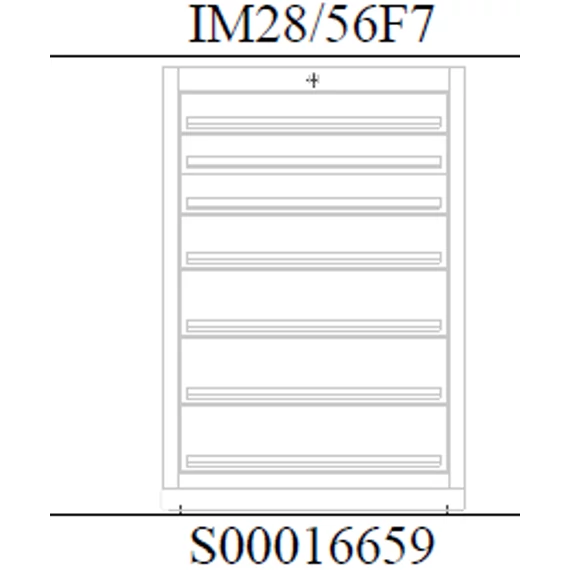 IM28/56F7 Álló konténer