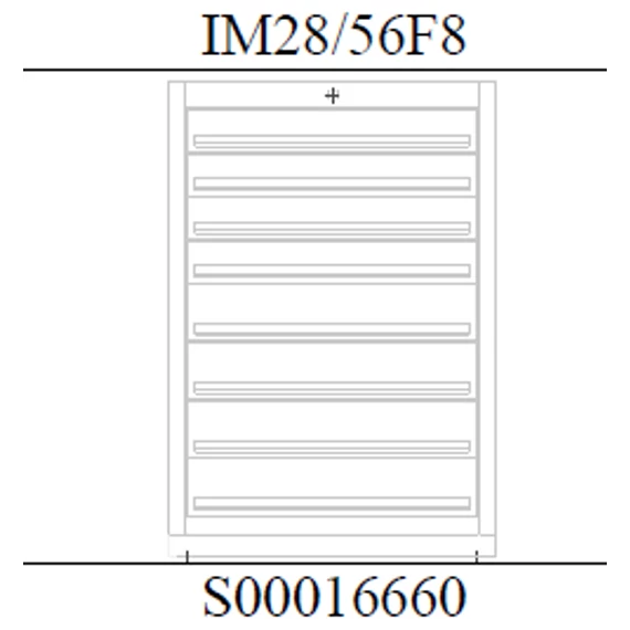 IM28/56F8 Álló konténer